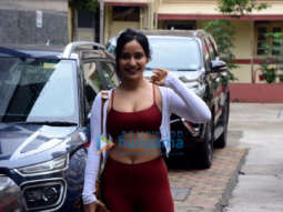Photos: Neha Sharma and Karishma Tanna spotted at the gym in Bandra