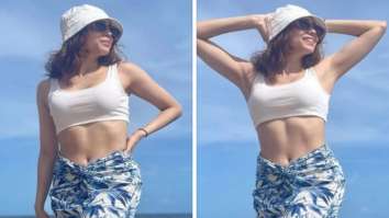 Sharvari Wagh raises temperature, shares photo of herself from her Maldivian vacation wearing a crop top and a skirt with a risqué slit