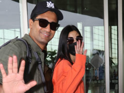 Spotted: Vicky Kaushal and Katrina Kaif at MUmbai airport