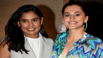 Photos: Taapsee Pannu and Mithali Raj snapped at the promotions of their film Shabaash Mithu