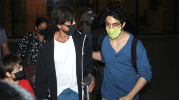 Shah Rukh Khan spotted with his kids at the airport