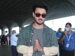 Spotted Aayush Sharma at Mumbai airport