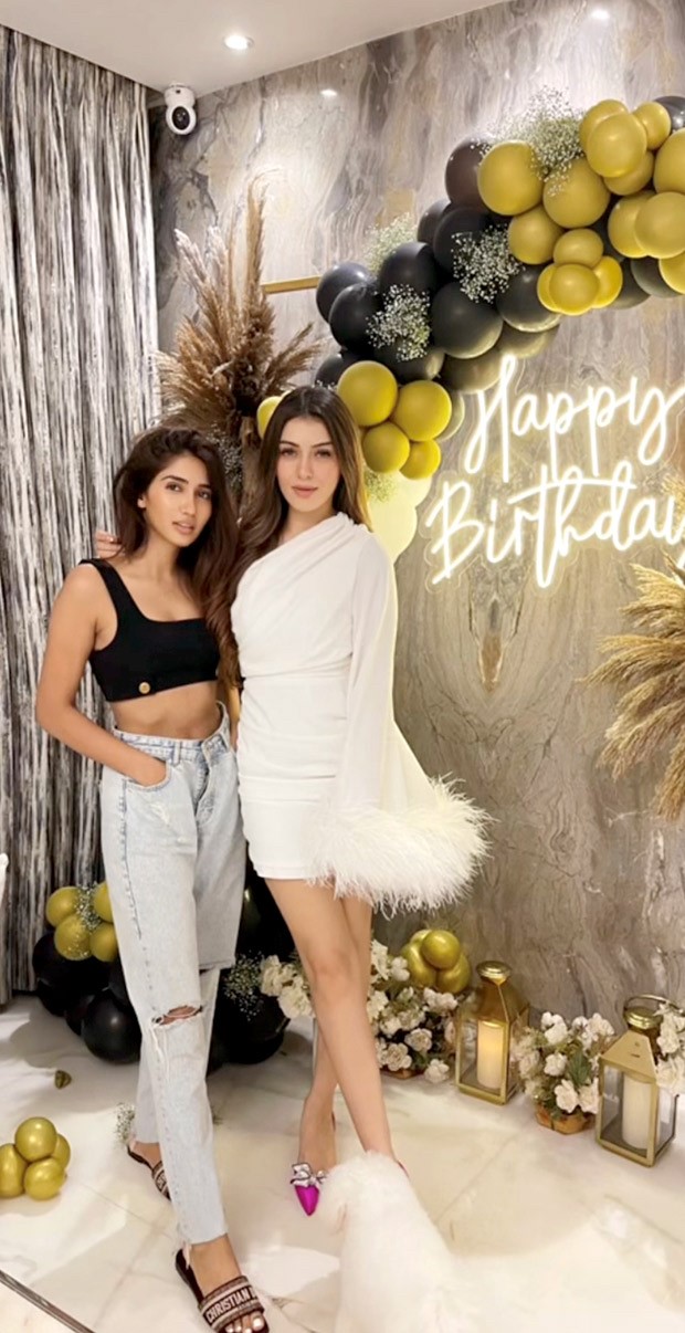 Hansika Motwani rings in 31st birthday with friends and family in a white one shoulder dress worth Rs. 84K 