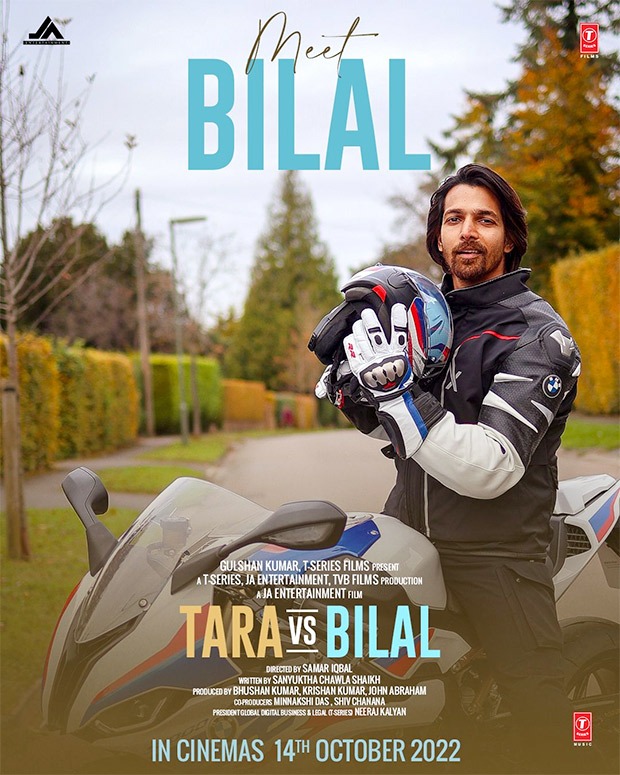John Abraham and Bhushan Kumar team up for Tara Vs Bilal set to release on October 14; first posters of Sonia Rathee, Harshvardhan Rane unveiled
