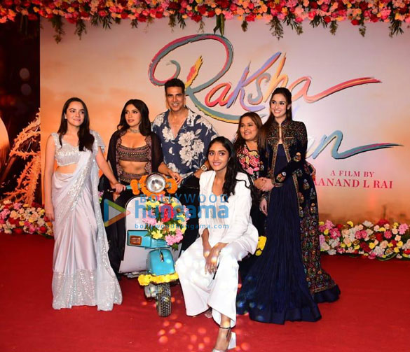 Photos: Celebs grace the premiere of Raksha Bandhan Photos: Celebs grace the premiere of Raksha Bandhan
