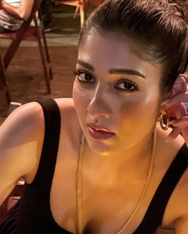 Vignesh Shivan captures wife Nayanthara looking magnificent in a black dress and high bun while on vacation in Spain