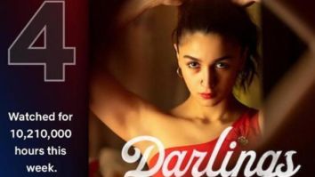 Amidst theatrical releases like Laal Singh Chaddha and Raksha Bandhan, Alia Bhatt starrer Netflix film Darlings gets over 10 million viewing hours in just 3 days