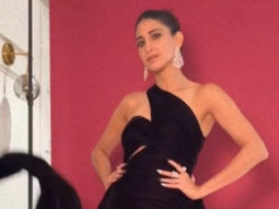 Aahana Kumra looks pretty in black outfit and dangling earings