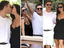 Amy Jackson and Ed Westwick kiss before boat ride in Venice, see pics