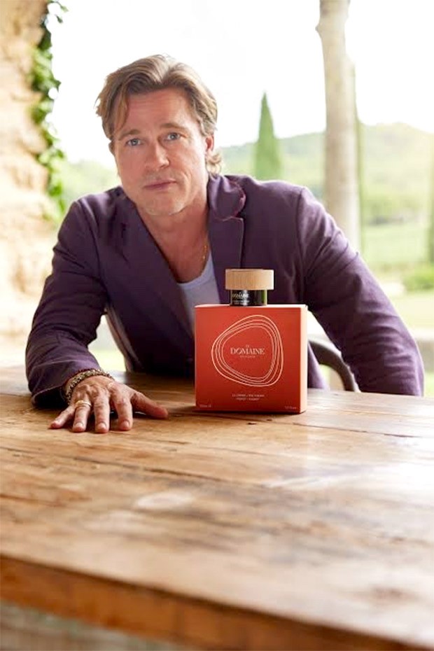 Brad Pitt unveils his genderless wine-inspired skincare line called Le Domaine