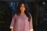 Chitrangda Singh looks adorable in pink outfit and jhumkas