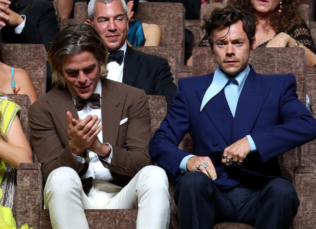 Harry Styles did not spit on Chris Pine at Don't Worry Darling premiere, confirms rep; calls it 'a ridiculous story'