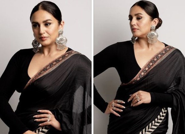 Huma Qureshi keeps it regal in a black saree worth Rs.37K from JJ Valaya's designer label at Lokmat Most Stylish Awards : Bollywood News - Vimarsana News