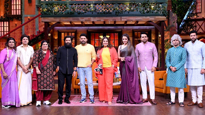 PS-1 cast on The Kapil Sharma Show | Chiyaan Vikram, Trisha Krishnan, Sobhita, Karthi, Jayam Ravi – Bollywood Hungama