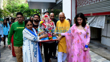 Photos: Sidharth Malhotra, Bhushan Kumar, Divya Khosla Kumar and others snapped at T-Series office for Ganpati Visarjan
