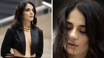 Radhika Madan takes over streets of Toronto in a sizzling shirtless crop blazer and pants
