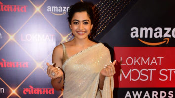 Rashmika Mandanna looks absolutely gorgeous in shimmer saree