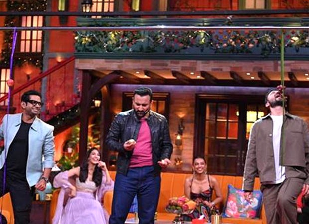 Vikram Vedha actor Saif Ali Khan plays this unique 'balancing fruit' game on The Kapil Sharma Show