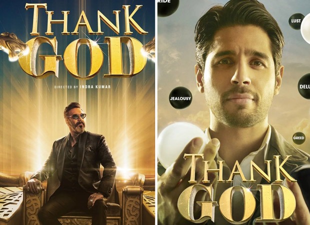 Ajay Devgn and Sidharth Malhotra increase curiosity in these posters of Thank God : Bollywood News – Bollywood Hungama