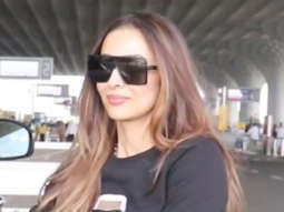 Malaika Arora snapped at the airport slaying the all-black look