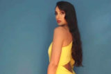 Nora Fatehi looks stunning in a beautiful yellow outfit