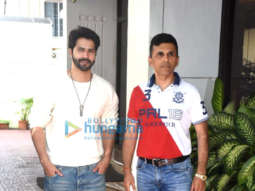 Photos: Varun Dhawan snapped at Anand Pandit’s office in Juhu