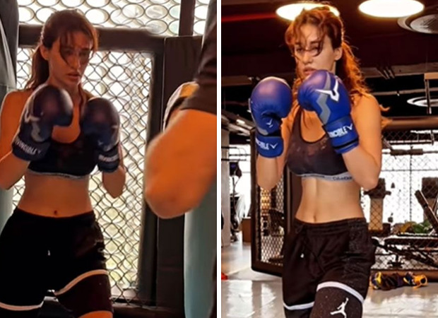Disha Patani gives workout goals with her kickboxing session; watch 